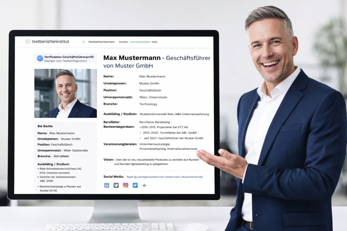 📜 Geschäftsführerprofil WHO BUSINESS